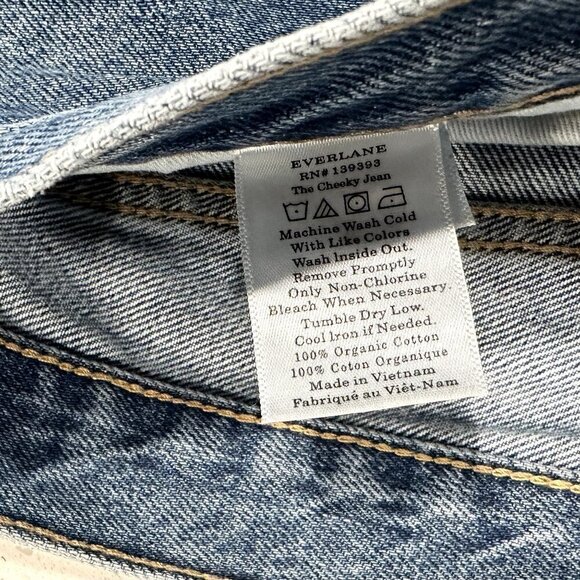 NEW Everlane Blue The Original Cheeky Jean - 29 - Picture 4 of 7